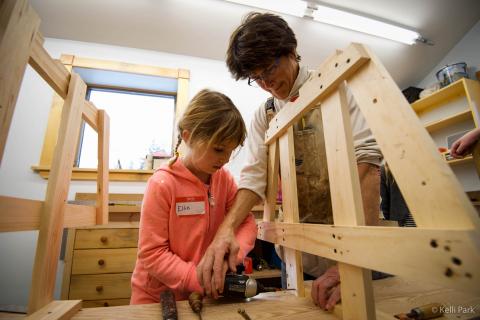 Boatbuilder Teaches Tools of the Trade