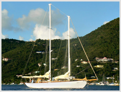 Magnolia at anchor